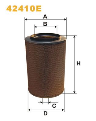 WIX FILTERS Õhufilter 42410E